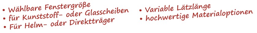 Hitzeschutz Kopfhauben Info