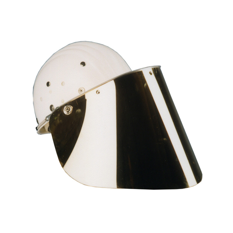 Hitzeschutzscheibe grün, goldbedampft