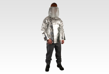 Hitzeschutzjacke mit Klettverschluss aus AR480AS